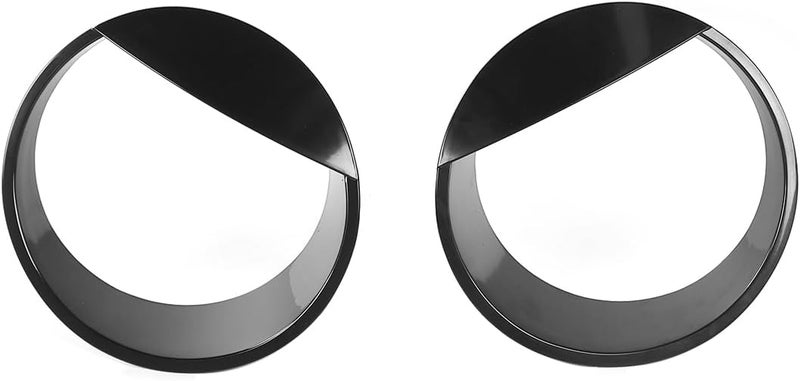 DSWSQ Birds Eyes Front Headlight Trim Cover Frame for 2018-2024 Jeep Wrangler JL/Gladiator JT Front Headlamp Ring Decor (Fit for Sahara/Rubicon/High Altitude/392/Overland/Mojave) - Image 1